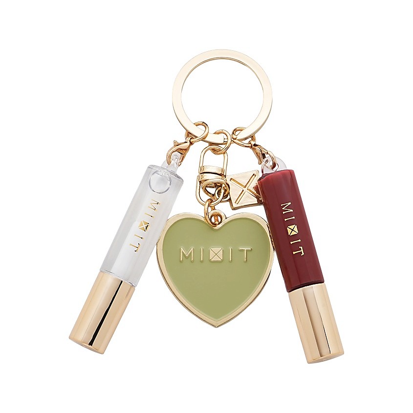Изображение товара MIXIT Набор блесков для губ OH, MY JUICY LIPS! с брелоком, тон Золотой