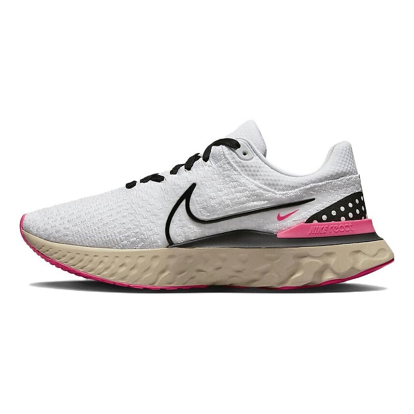 Изображение товара Nike React Infinity Run Flyknit 3 White Hyper Pink мужские кроссовки для бега и тренировок