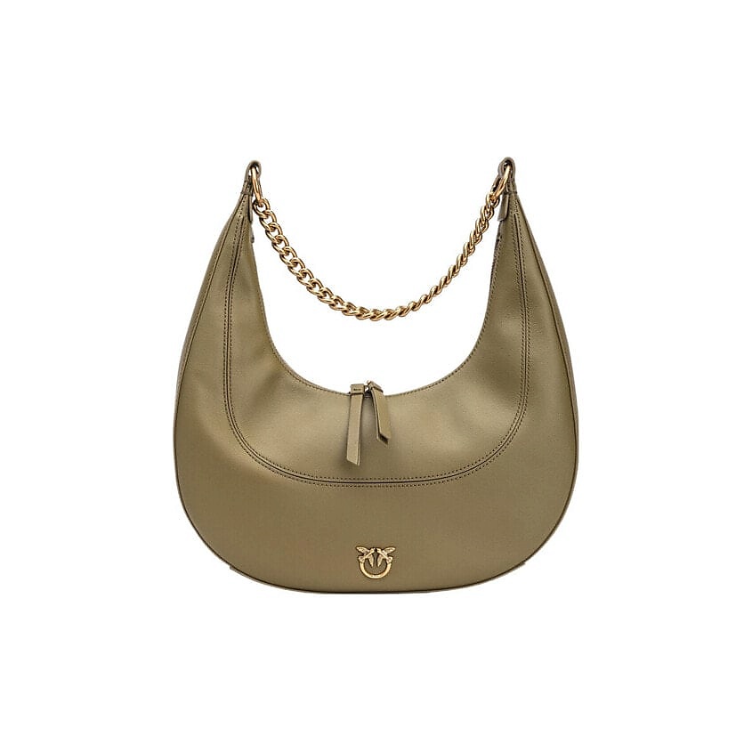 Изображение товара Женская сумка PINKO Cow Leather Crescent Bag из натуральной кожи с ремешком