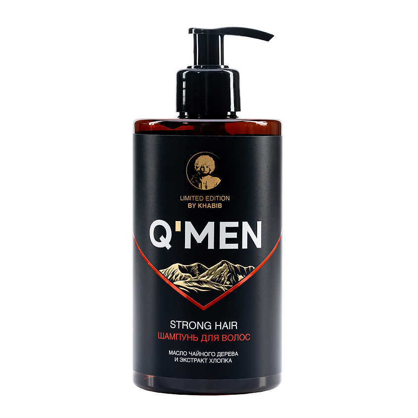 Изображение товара Deonica Q'MEN Шампунь для мужских укрепления и силы, 410 мл