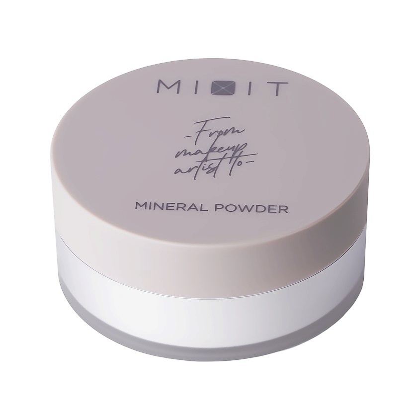 Изображение товара MIXIT Пудра для лица MINERAL POWDER компактная матирующая, минеральная