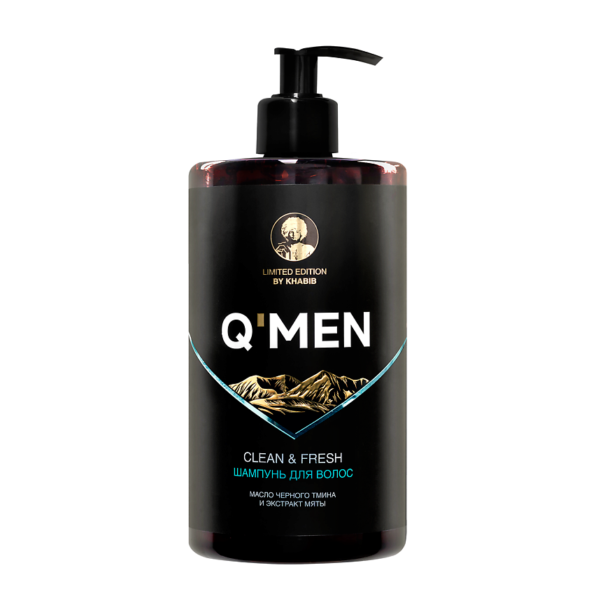 Изображение товара Deonica Q’MEN Шампунь Чистота и Свежесть мужской, 640 мл