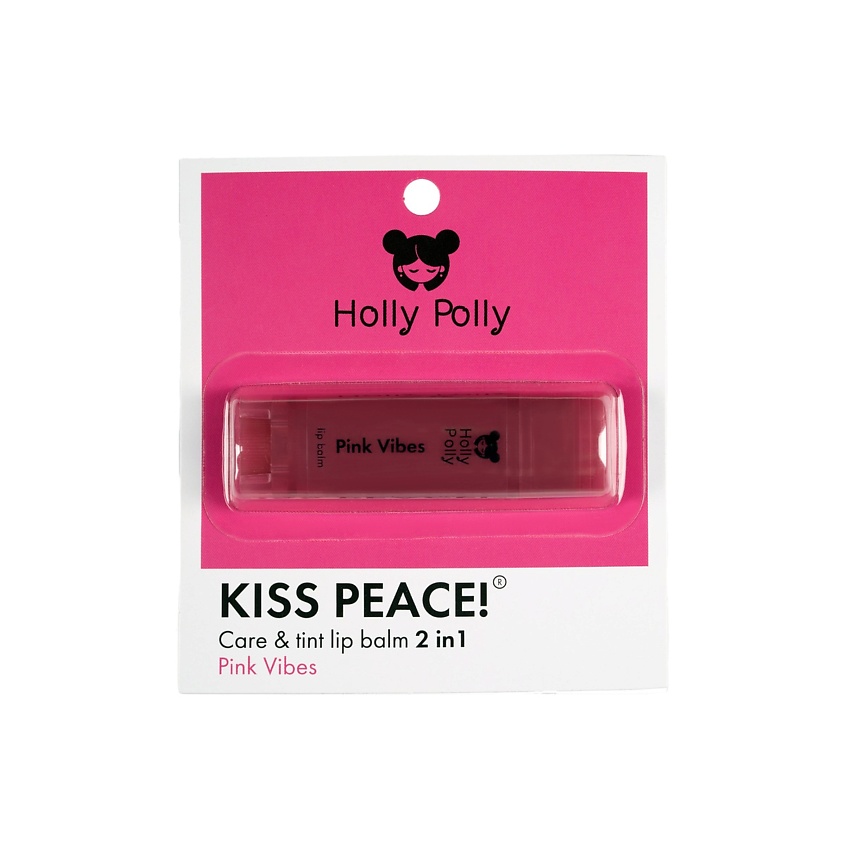 Изображение товара HOLLY POLLY Оттеночный бальзам для губ KISS PEACE!, Розово-малиновый
