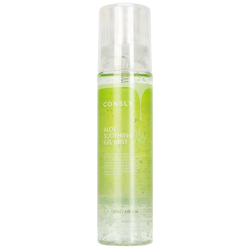 Изображение товара CONSLY Гель-мист для лица успокаивающий с экстрактом алоэ вера Aloe Soothing Gel Mist, 120 мл