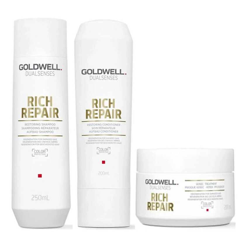 Изображение товара Goldwell Dualsenses Rich Repair набор для восстановления повреждённых волос