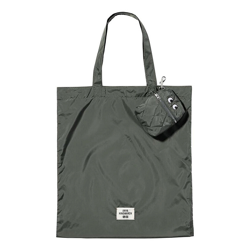 Изображение товара UNIQLO Сумка Polyester Tote Bag Handbag Shoulder Bag Regular Unisex Olive, Оливковый