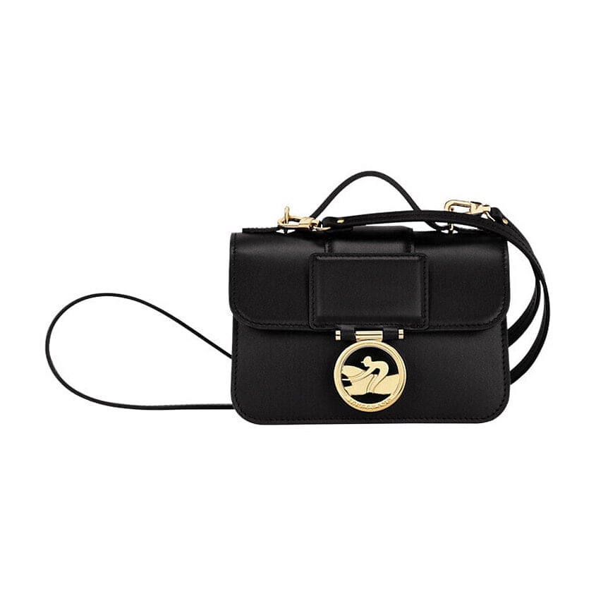 Изображение товара LONGCHAMP Сумка BOX-TROT Calfskin Handbag Shoulder Bag Extra Small Women's Black, Черный