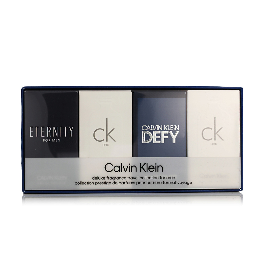 Изображение товара CALVIN KLEIN Набор: Туалетная вода CK One + Туалетная вода Defy + Туалетная вода Eternity For Men, 3 x 10 мл + 5 мл