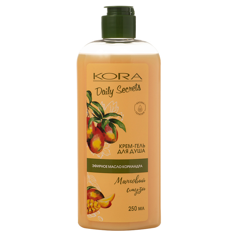 Изображение товара KORA Daily Secrets Крем-гель для душа Манговый смузи, 250 мл