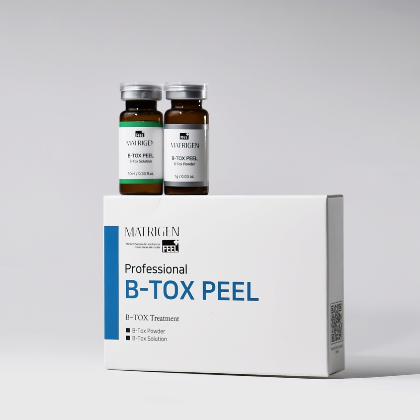 Изображение товара MATRIGEN Ампулы с эффектом ботокса и пилинга B-TOX PEEL Powder & Solution, 2 шт