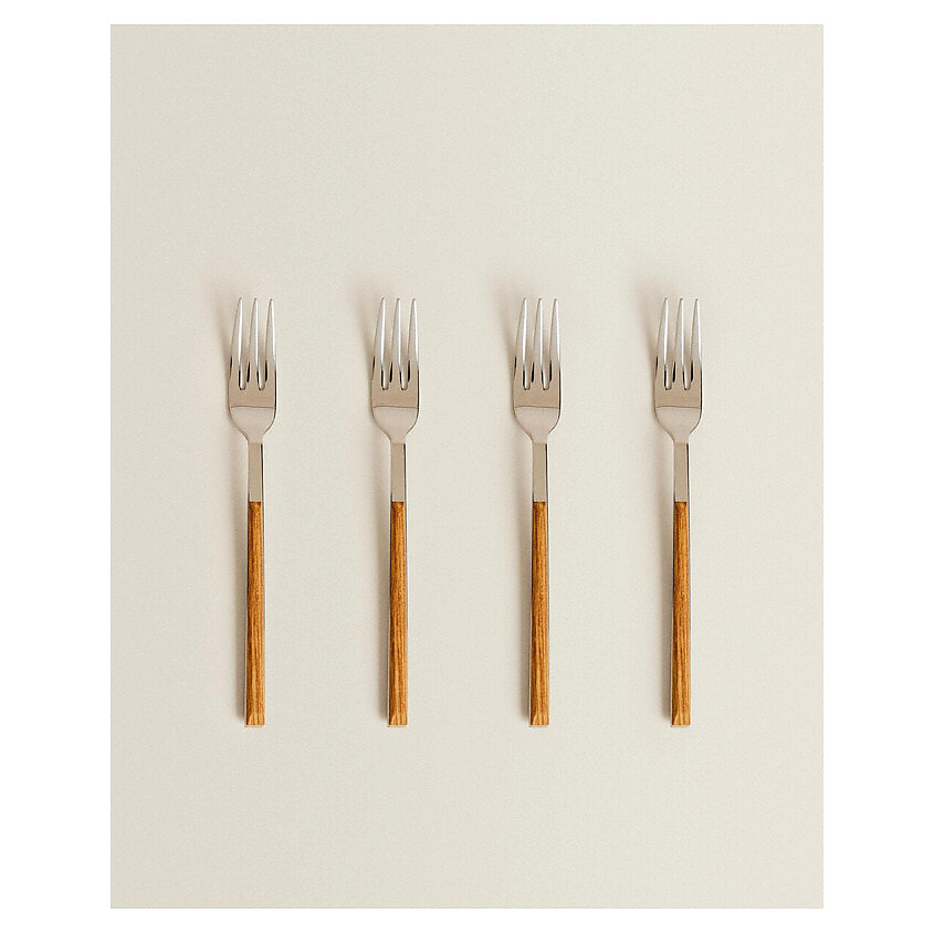 Изображение товара ZARA HOME Набор из 4 десертных вилок, 1 шт.