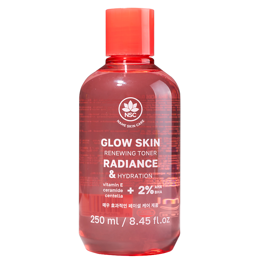 Изображение товара NAME SKIN CARE Тонер с AHA и BHA-кислотами Сияние кожи, 250 мл