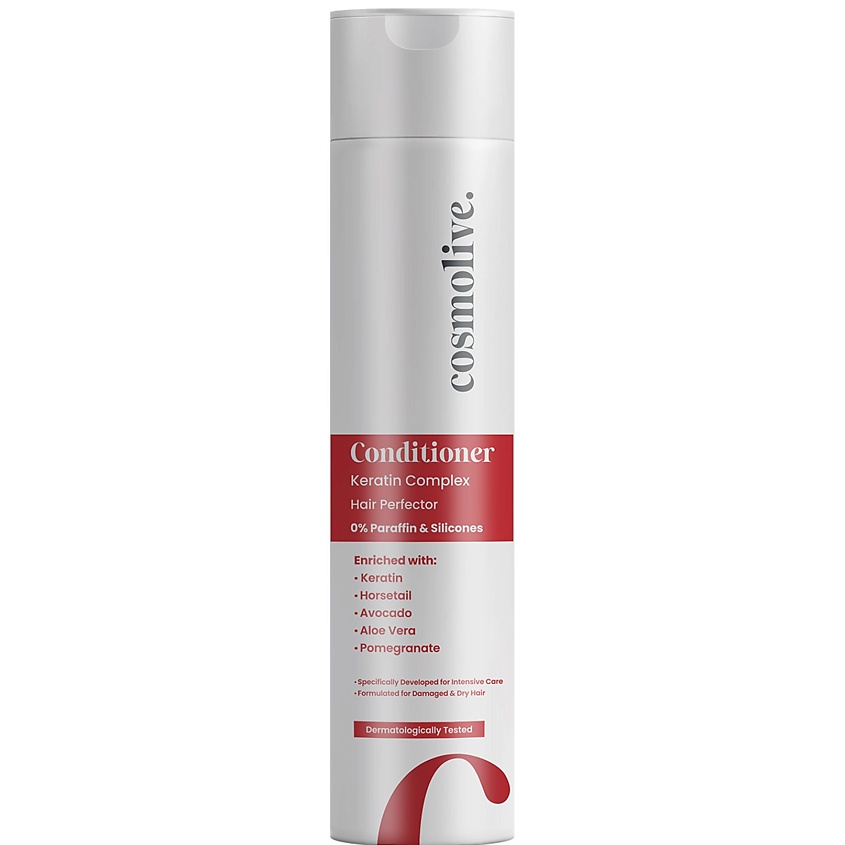 Изображение товара Кондиционер для волос с кератиновым комплексом COSMOLIVE 1 шт