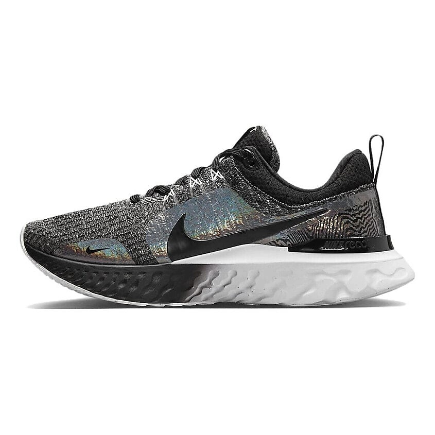 Изображение товара NIKE Кроссовки React Infinity Run Flyknit 3 Premium 'Black Zebra Iridescent', 36.5