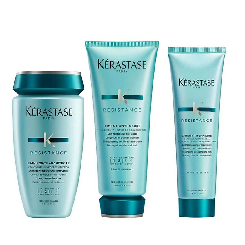 Изображение товара KERASTASE Набор Résistance Force Architecte Trio, 250 мл + 200 мл + 150 мл