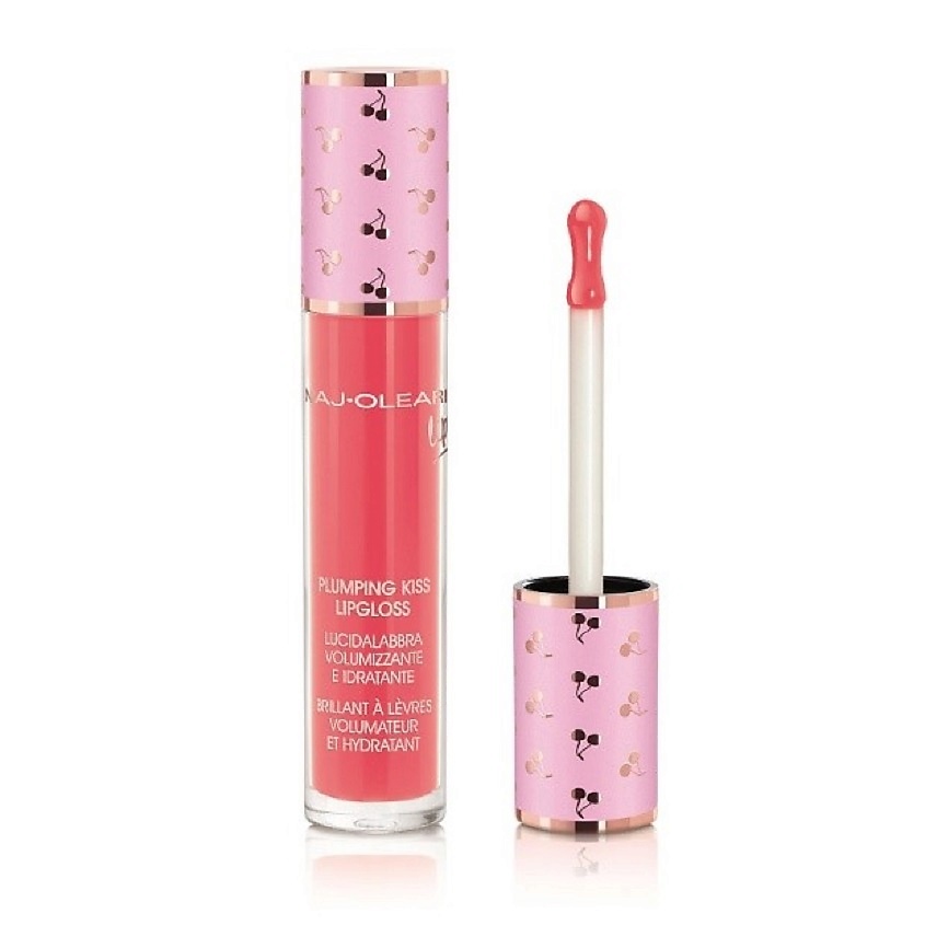 Изображение товара NAJ OLEARI Блеск для губ, придающий объем PLUMPING KISS LIP GLOSS, FLAMINGO PINK 6 мл