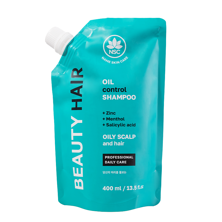 Изображение товара NAME SKIN CARE Шампунь для жирной кожи головы и волос BEAUTY HAIR, 400 мл