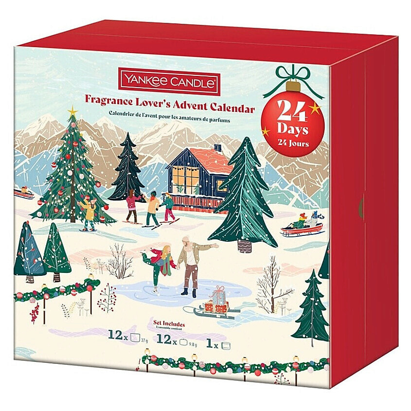 Изображение товара YANKEE CANDLE Адвент-календарь Fragrance Lover's Book Advent Calendar, 24 шт.