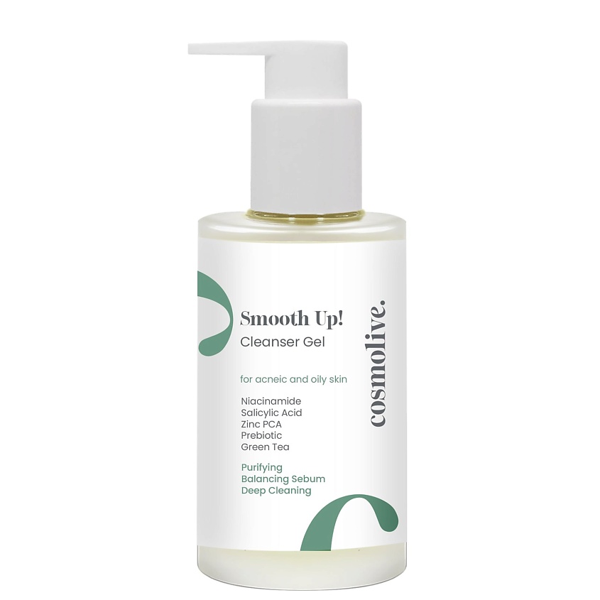 Изображение товара COSMOLIVE Очищающий гель для угревой и жирной кожи, 1 шт.