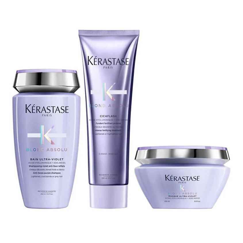 Изображение товара KERASTASE Набор Blond Absolu: Шампунь + Кондиционер + Маска, 250 мл + 250 мл + 200 мл