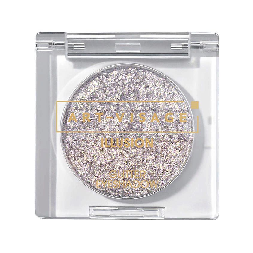 Изображение товара ART-VISAGE Тени для век сияющие Illusion Glitter Eyeshadow, 37 Лиловый кристалл, 1,9 г