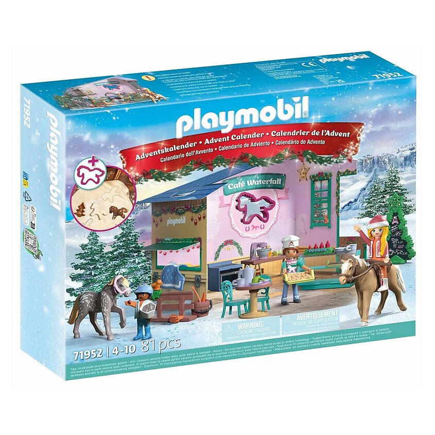Изображение товара PLAYMOBIL Адвент-календарь Christmas Baking at the Rider Café (71952), 81 шт.