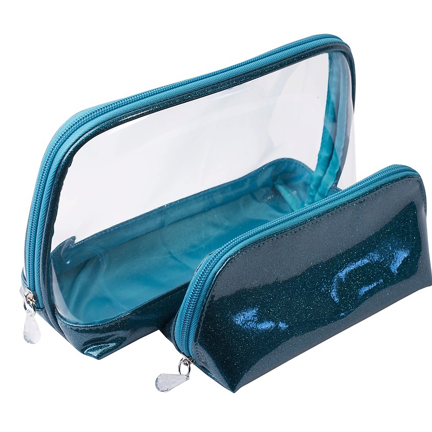 Изображение товара DEWAL BEAUTY Набор косметичек серия "Северное сияние", фиолетовый