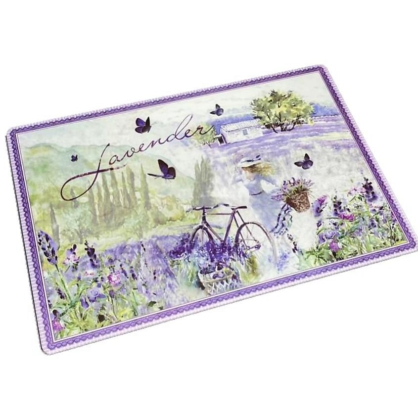 Изображение товара GIFT'N'HOME Подставка под горячее стеклянная Lavender, 1 шт.