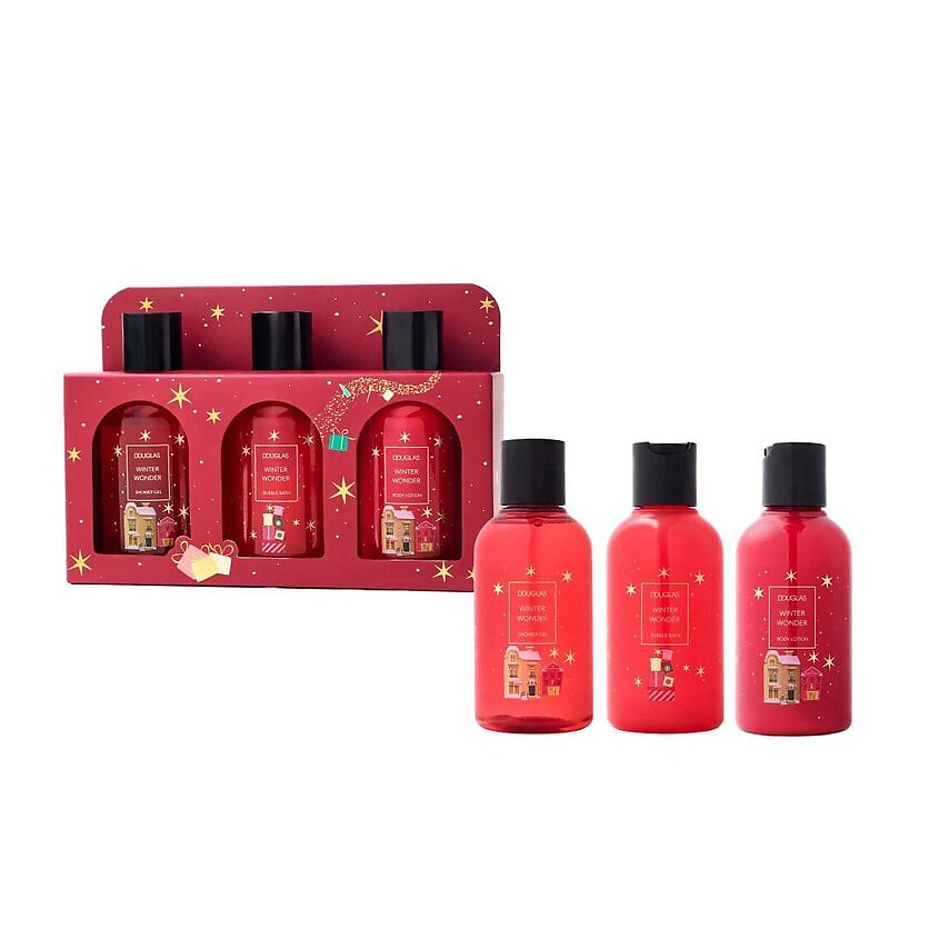 Изображение товара DOUGLAS Набор для ванны Winter Wonder Пена+Лосьон+Гель, 1 шт.