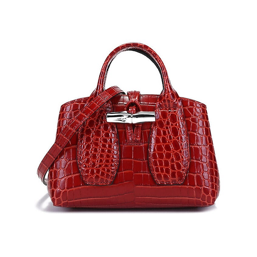 Изображение товара LONGCHAMP Сумка Roseau Cow Leather Handbag Women's Orange Citrus, Оранжевый