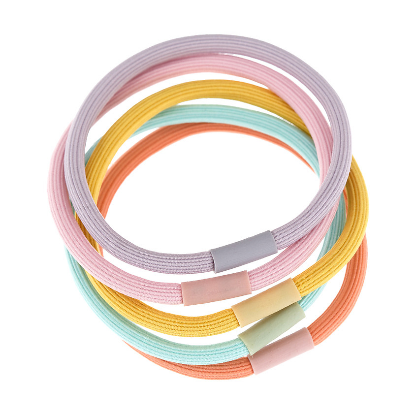 Изображение товара DEWAL BEAUTY Резинки для волос "Акварель", 5 шт