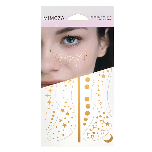 

MIMOZA Временные тату-веснушки для лица, Временные тату-веснушки для лица