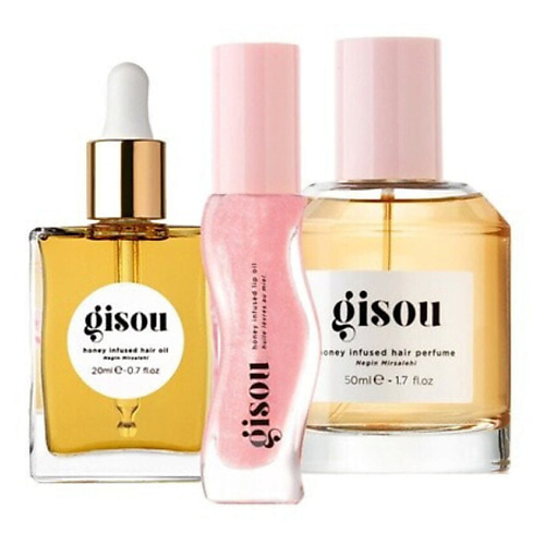 

GISOU Подарочный набор Honey Gloss Hydration Trio, Подарочный набор Honey Gloss Hydration Trio