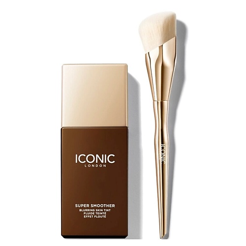 

ICONIC LONDON Набор для лица Super Smoother Blurring Тональный крем+Кисть, Набор для лица Super Smoother Blurring Тональный крем+Кисть