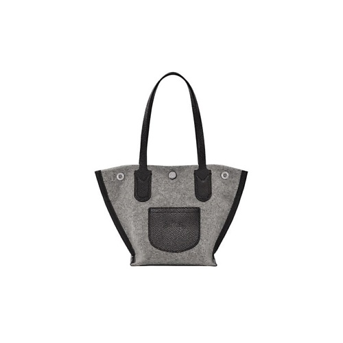 

LONGCHAMP Сумка Roseau Wool Blended With Cow Leather Trim Tote Bag Extra Small Women's Gray, Сумка Roseau Wool Blended With Cow Leather Trim Tote Bag Extra Small Women's Gray