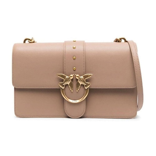 

PINKO Сумка Calfskin Crossbody Bag, Shoulder Bag Women's Brown, Сумка Calfskin Crossbody Bag, Shoulder Bag Women's Brown