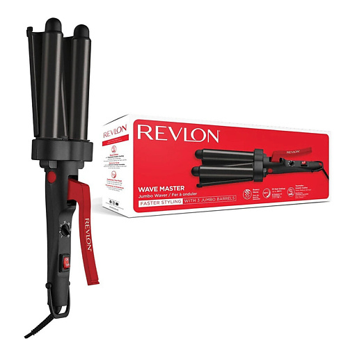 

REVLON Стайлер Wave Master Jumbo Waver с турмалиново-керамическим покрытием, Стайлер Wave Master Jumbo Waver с турмалиново-керамическим покрытием
