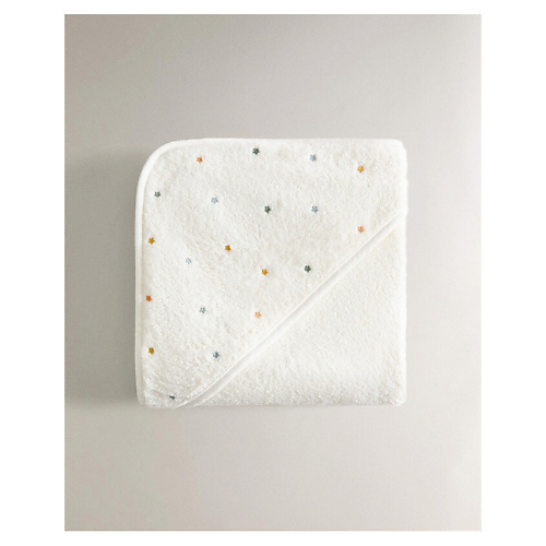 

ZARA HOME Детское полотенце с капюшоном с принтом звезды 80 x 80 см, Детское полотенце с капюшоном с принтом звезды 80 x 80 см