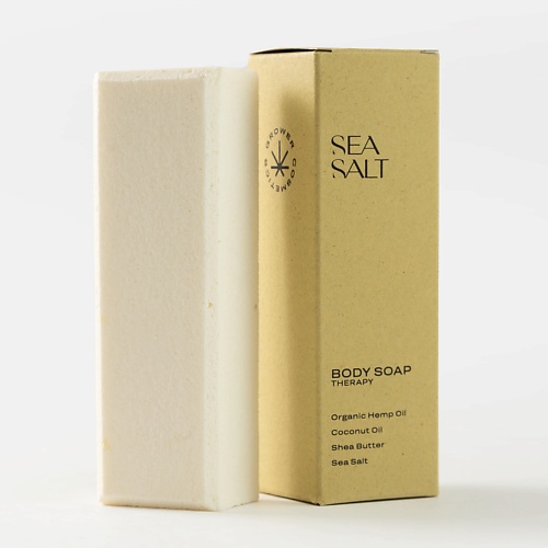

GROWER COSMETICS Мыло твердое с морской солью "SEA SALT" 90, Мыло твердое с морской солью "SEA SALT"