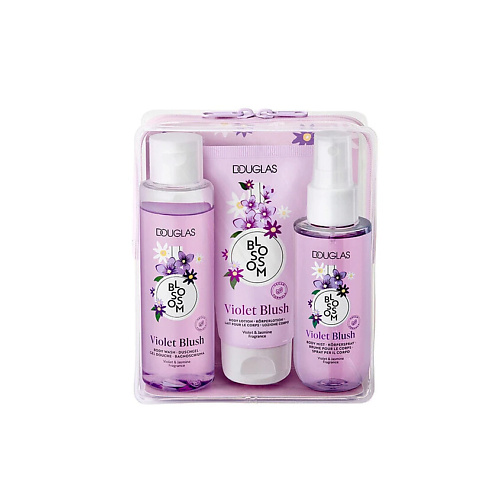 

DOUGLAS Набор для ухода за телом Violet Blush, Набор для ухода за телом Violet Blush