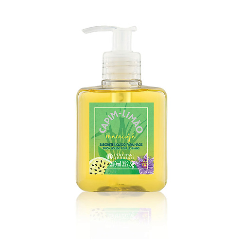 

L'OCCITANE AU BRESIL Жидкое мыло Лемограсс-Маракуйя Capim-Limao Maracuja Sabonete Liquido Maos 250, Жидкое мыло Лемограсс-Маракуйя Capim-Limao Maracuja Sabonete Liquido Maos
