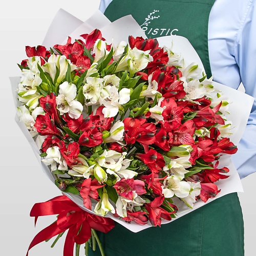 

STUDIO FLORISTIC Букет Альстромерий «Клубничный Йогурт», Букет Альстромерий «Клубничный Йогурт»