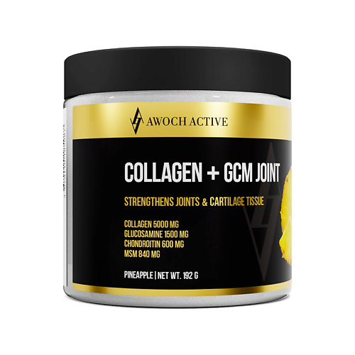 

AWOCHACTIVE Коллаген + Глюкозамин Хондроитин Мсм Ананас, Коллаген + Глюкозамин Хондроитин Мсм Ананас