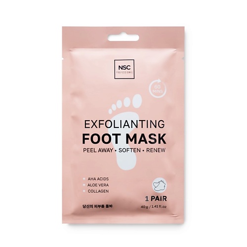 

NAME SKIN CARE PROFESSIONAL Маска-носочки для ног отшелушивающая, PROFESSIONAL Маска-носочки для ног отшелушивающая