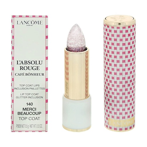 

LANCOME Топ-коут для губ с глиттером L`absolu Rouge, Топ-коут для губ с глиттером L`absolu Rouge