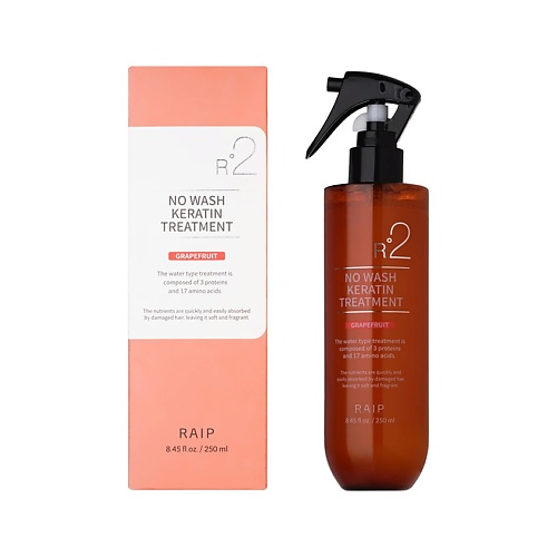 

RAIP Несмываемый спрей для волос GRAPEFRUIT увлажняющий 250, Несмываемый спрей для волос GRAPEFRUIT увлажняющий