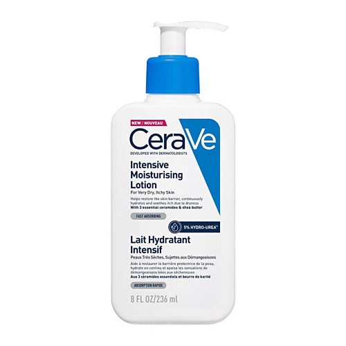 

CERAVE Увлажняющий лосьон для сухой кожи Intensive Moisturising Lotion 236, Увлажняющий лосьон для сухой кожи Intensive Moisturising Lotion