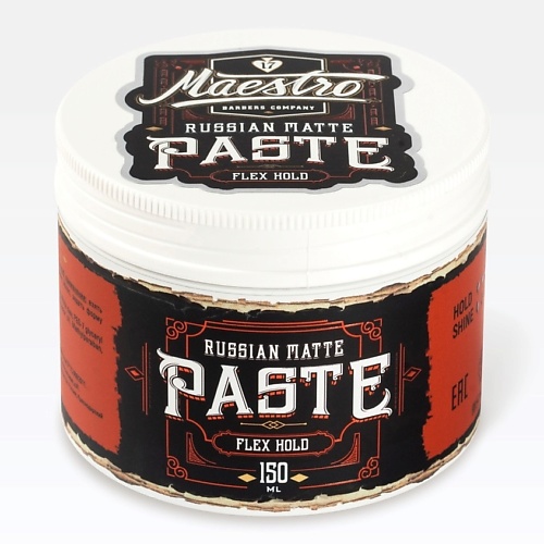 

GREAT MAESTRO BARBERS COMPANY Матовая помада на глиняной основе Matte Paste 150, Матовая помада на глиняной основе Matte Paste