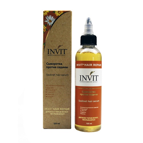 

INVIT Сыворотка против седины Sedinet hair serum 120, Сыворотка против седины Sedinet hair serum