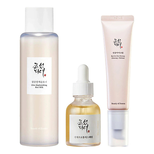 Набор средств для лица BEAUTY OF JOSEON Набор Anti-Aging Bundle: Тонер + Сыворотка + Крем-сыворотка для век
